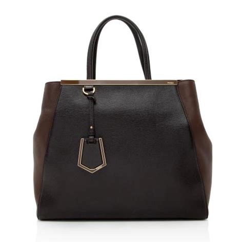 fendi 2jours modello elite|Fendi 2Jours Large Vitello Elite Tote Bag, Gray .